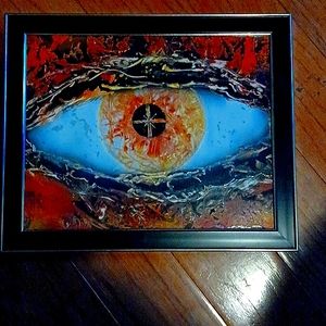 Hand painted dragons eye